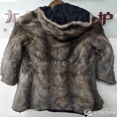 水貂皮草大衣蒸汽熨燙壞了變硬縮小了怎么辦